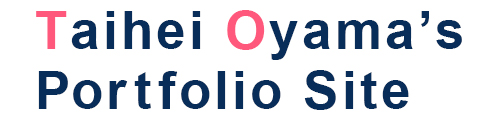 Taihei Oyama's portfolio site